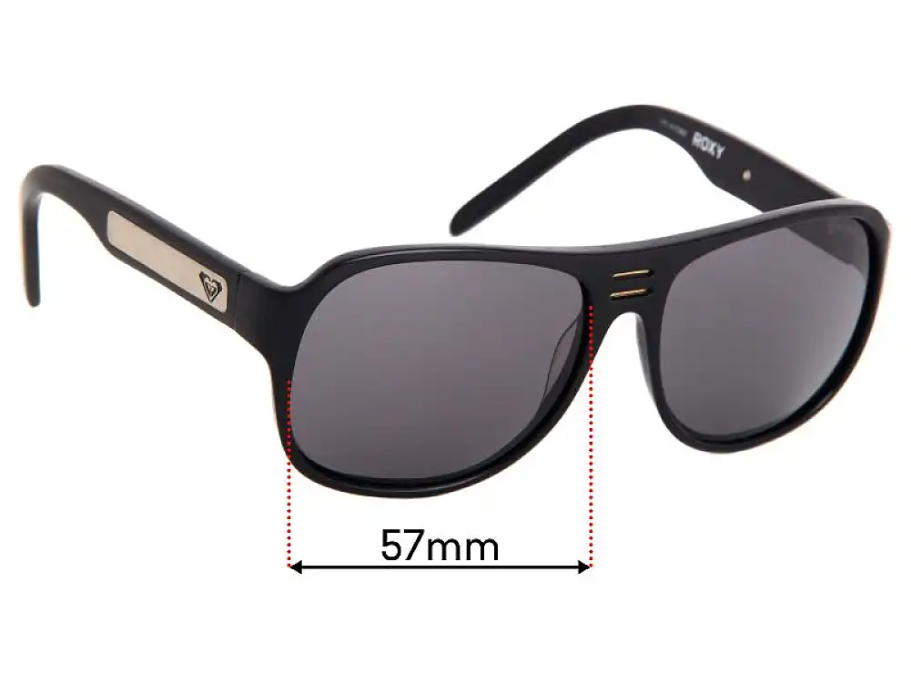 Sunglass Fix Verres de Remplacement pour Roxy Chillin - 57mm Wide Sunglass Fix Verres de Remplacement pour Roxy Chillin - 57mm Wide