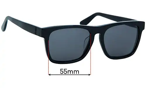 Sunglass Fix Verres de Remplacement pour Saint Laurent SL M13/F - 55mm Wide Sunglass Fix Verres de Remplacement pour Saint Laurent SL M13/F - 55mm Wide
