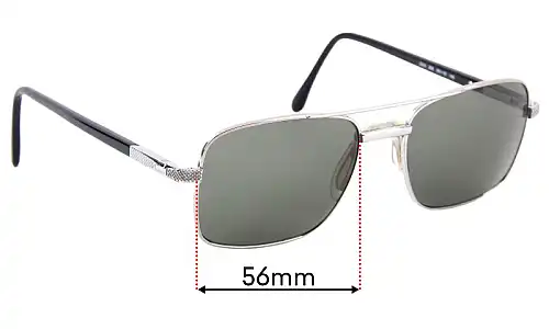 Sunglass Fix Verres de Remplacement pour Sferoflex 2263 - 56mm Wide Sunglass Fix Verres de Remplacement pour Sferoflex 2263 - 56mm Wide