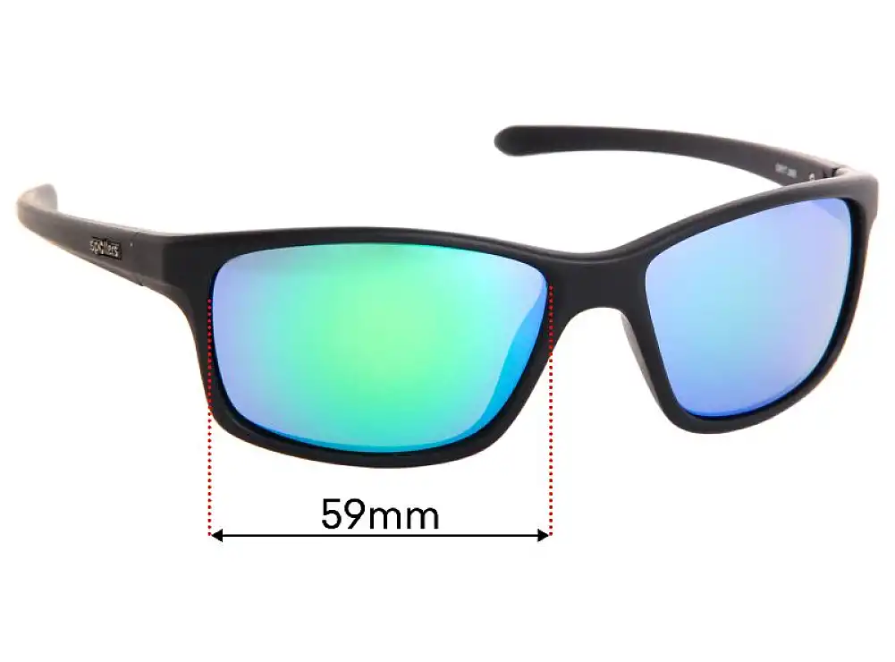 Sunglass Fix Verres de Remplacement pour Spotters Grit Jnr - 59mm Wide Sunglass Fix Verres de Remplacement pour Spotters Grit Jnr - 59mm Wide