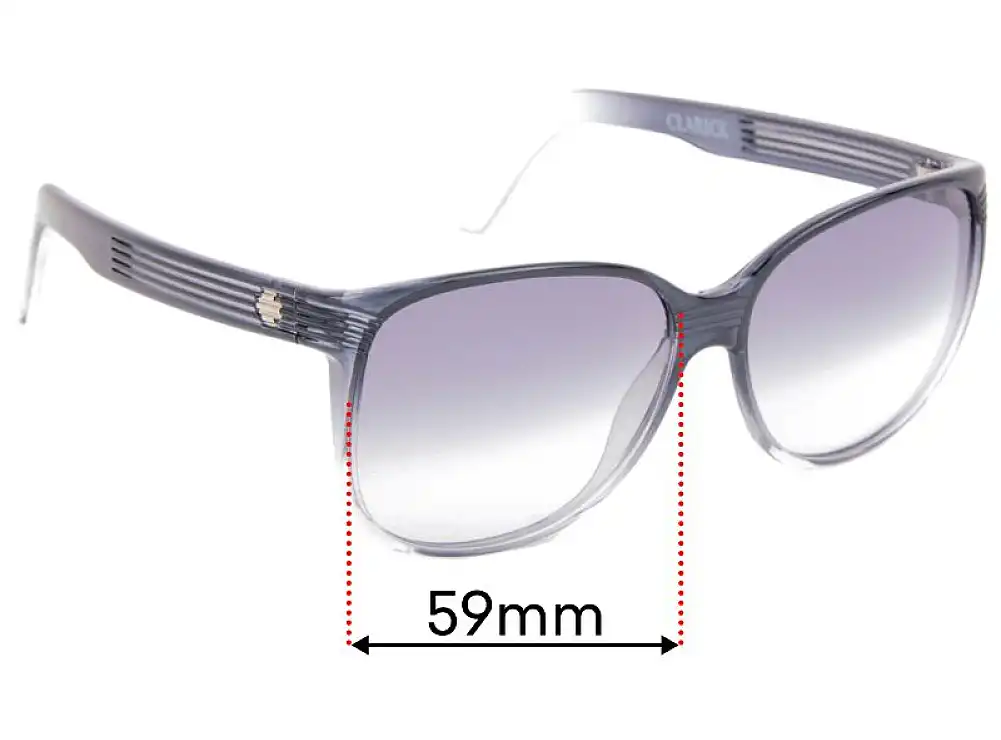 Sunglass Fix Lentilles de Remplacement pour Spy Optic Clarice - 59mm Wide Sunglass Fix Lentilles de Remplacement pour Spy Optic Clarice - 59mm Wide