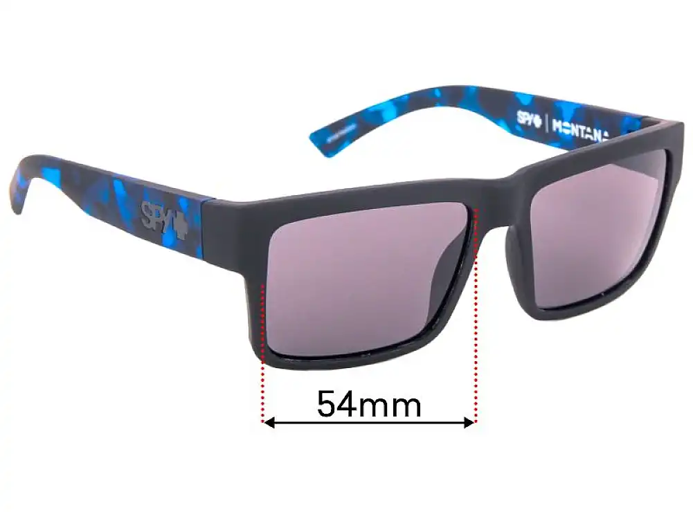 Sunglass Fix Lentilles de Remplacement pour Spy Optic Montana - 54mm Wide Sunglass Fix Lentilles de Remplacement pour Spy Optic Montana - 54mm Wide