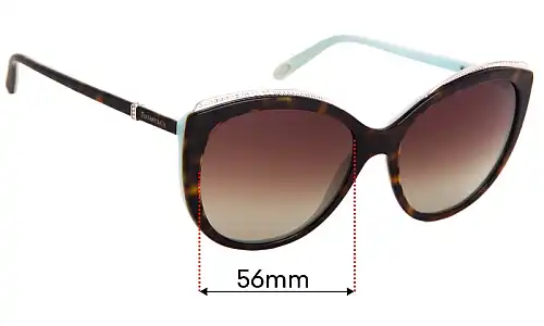 Sunglass Fix Verres de Remplacement pour Tiffany & Co TF 4134-B - 56mm Wide Sunglass Fix Verres de Remplacement pour Tiffany & Co TF 4134-B - 56mm Wide