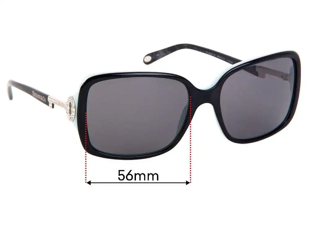 Sunglass Fix Verres de Remplacement pour Tiffany & Co TF 4043 - 56mm Wide Sunglass Fix Verres de Remplacement pour Tiffany & Co TF 4043 - 56mm Wide