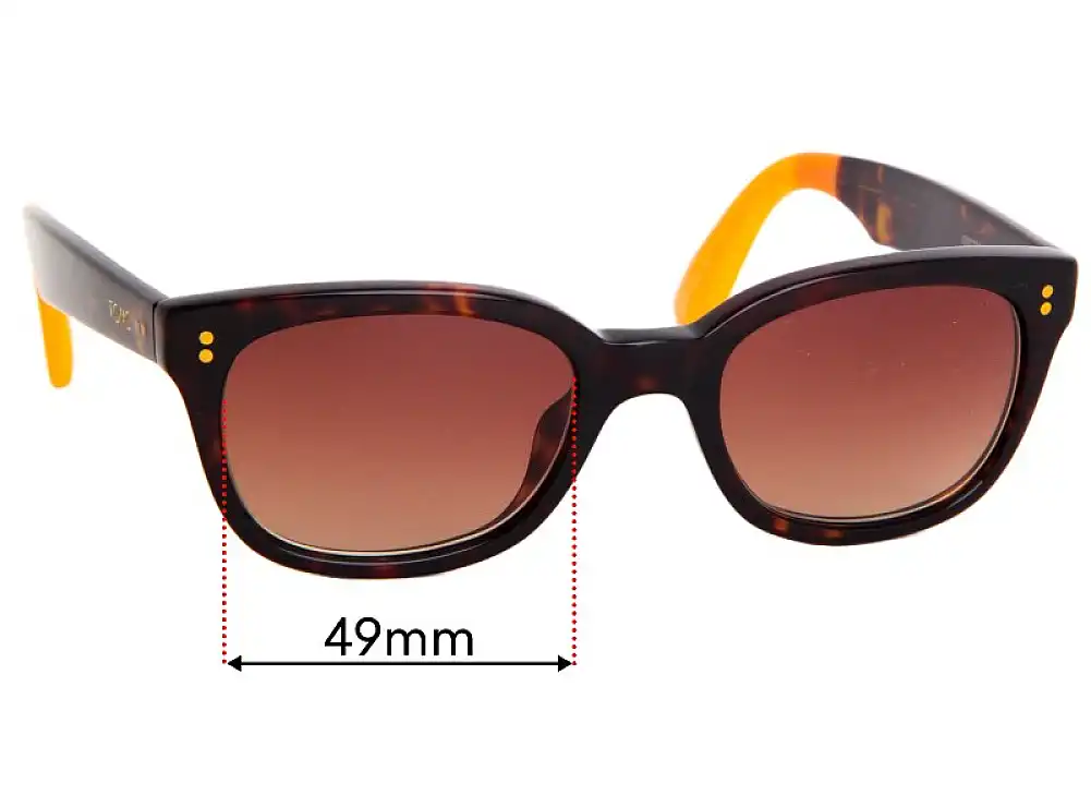 Sunglass Fix Lentilles de Remplacement pour Toms Lyndi - 49mm Wide Sunglass Fix Lentilles de Remplacement pour Toms Lyndi - 49mm Wide
