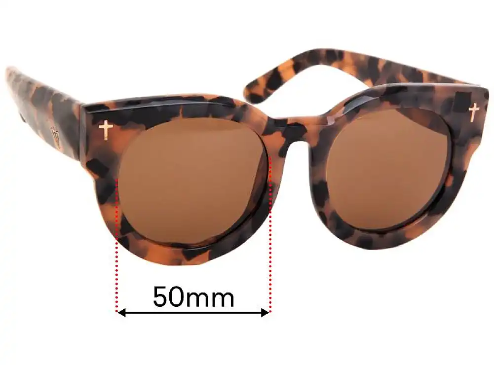 Sunglass Fix Verres de Remplacement pour Valley A Dead Coffin Club - 50mm Wide Sunglass Fix Verres de Remplacement pour Valley A Dead Coffin Club - 50mm Wide