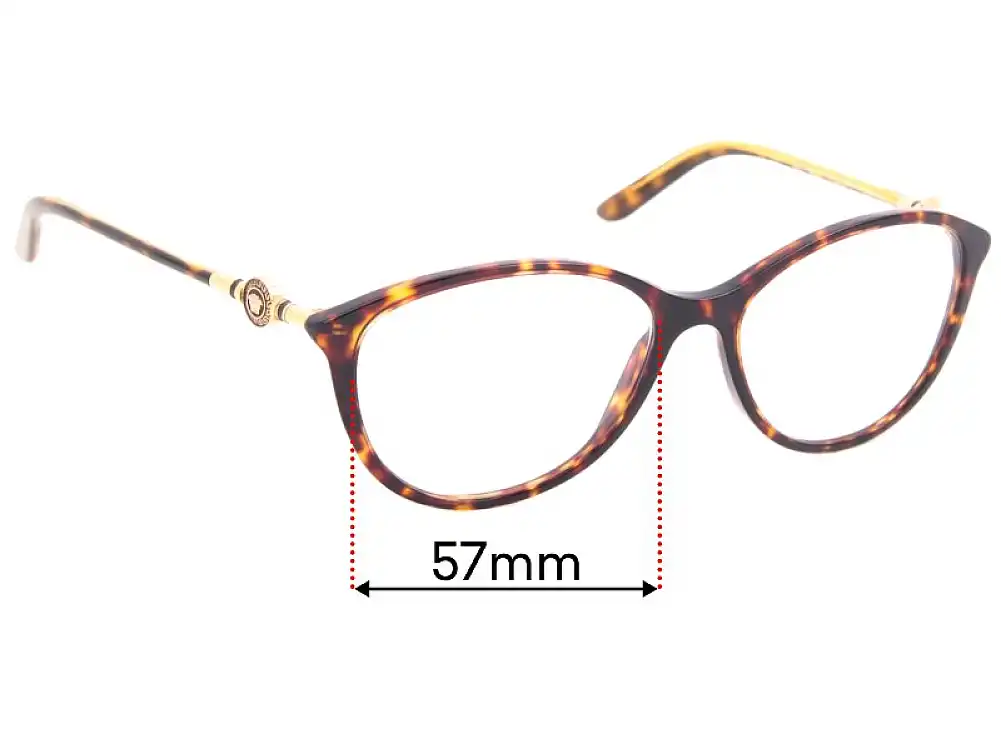 Sunglass Fix Lentilles de Remplacement pour Versace MOD 4251 - 57mm Wide Sunglass Fix Lentilles de Remplacement pour Versace MOD 4251 - 57mm Wide