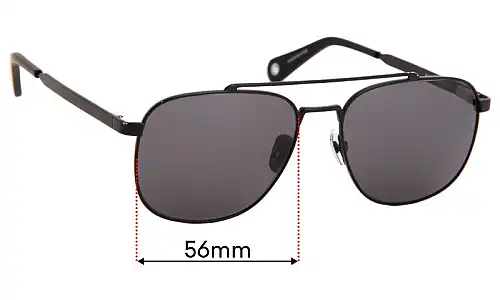 Sunglass Fix Verres de Remplacement pour Vilebrequin Auto - 56mm Wide Sunglass Fix Verres de Remplacement pour Vilebrequin Auto - 56mm Wide