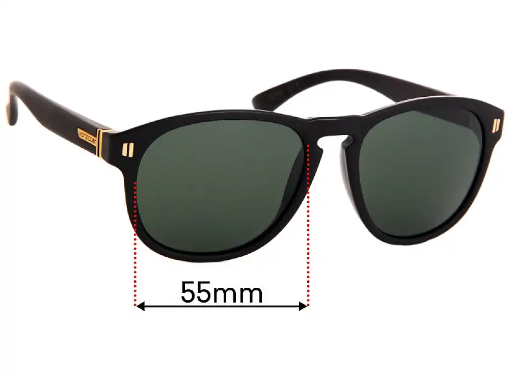 Sunglass Fix Lentilles de Remplacement pour Von Zipper Thurston - 55mm Wide Sunglass Fix Lentilles de Remplacement pour Von Zipper Thurston - 55mm Wide