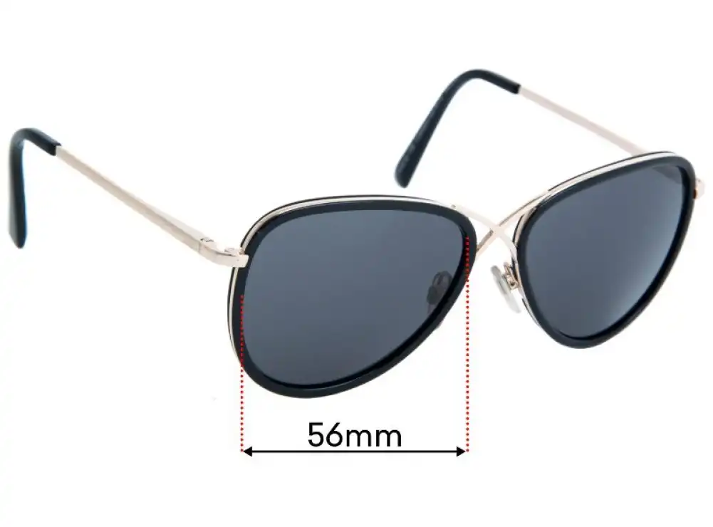 Sunglass Fix Verres de Remplacement pour Carla Zampatti Sun Rx 16 - 56mm Wide Sunglass Fix Verres de Remplacement pour Carla Zampatti Sun Rx 16 - 56mm Wide