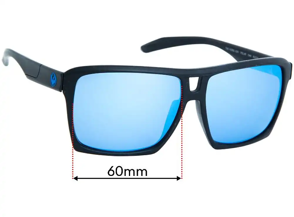 Sunglass Fix Verres de Remplacement pour Dragon The Verse - 60mm Wide Sunglass Fix Verres de Remplacement pour Dragon The Verse - 60mm Wide