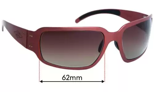 Sunglass Fix Lentilles de Remplacement pour Gatorz Rockstar - 62mm Wide Gatorz Rockstar Lentilles de Remplacement 62mm wide