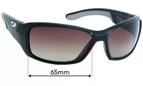 Sunglass Fix Verres de Remplacement pour Julbo Run - 65mm Wide Sunglass Fix Verres de Remplacement pour Julbo Run - 65mm Wide