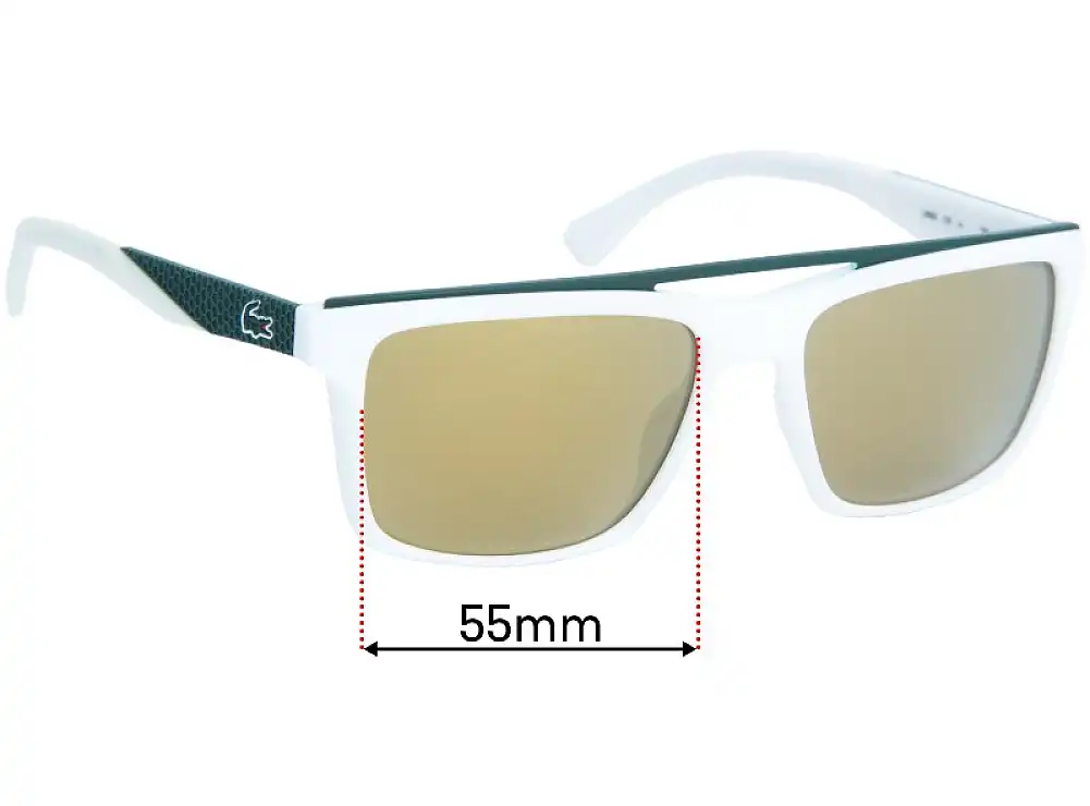 Sunglass Fix Verres de Remplacement pour Lacoste L899S - 55mm Wide Sunglass Fix Verres de Remplacement pour Lacoste L899S - 55mm Wide