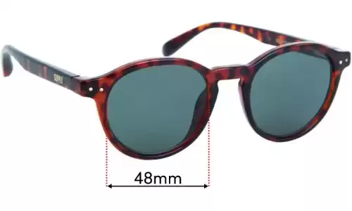 Sunglass Fix Verres de Remplacement pour Local Supply Mel - 48mm Wide Sunglass Fix Verres de Remplacement pour Local Supply Mel - 48mm Wide