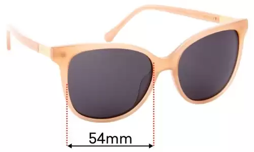 Oroton Uma Replacement Lenses 54mm Sunglass Fix Replacement Lenses for Oroton Uma - 54mm Wide