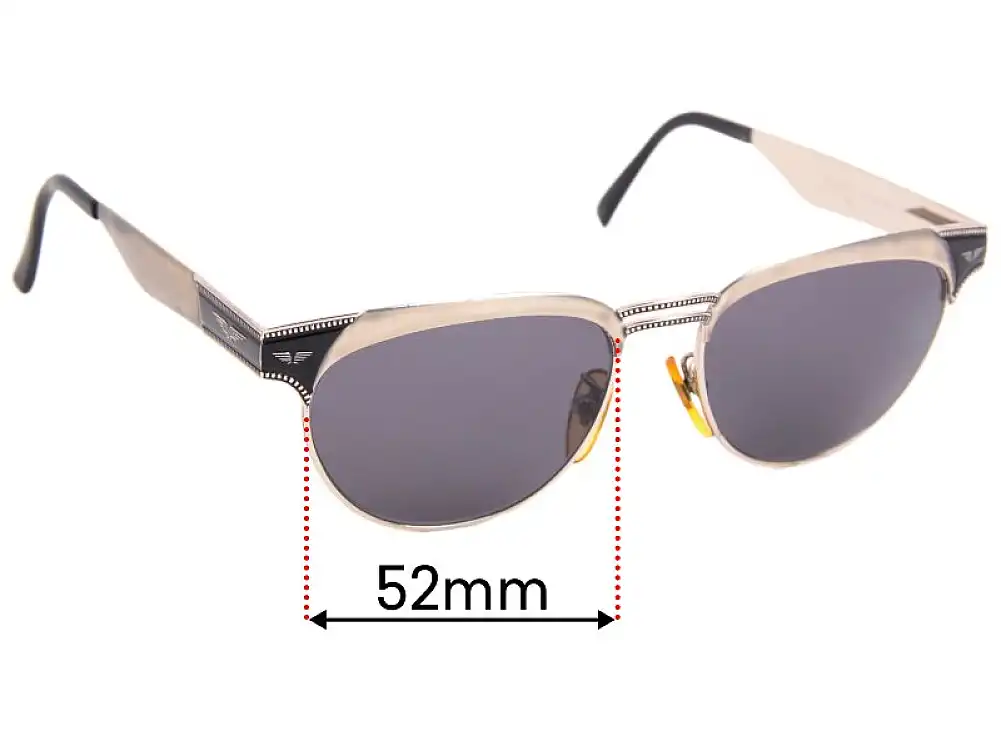 Sunglass Fix Verres de Remplacement pour Police 2140 - 52mm Wide Sunglass Fix Verres de Remplacement pour Police 2140 - 52mm Wide