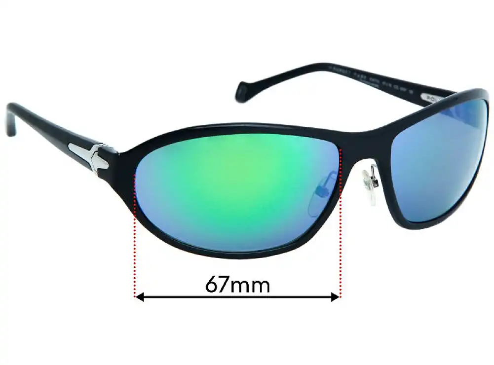 Sunglass Fix Verres de Remplacement pour Police S8771N Sunset Park - 67mm Wide Sunglass Fix Verres de Remplacement pour Police S8771N Sunset Park - 67mm Wide