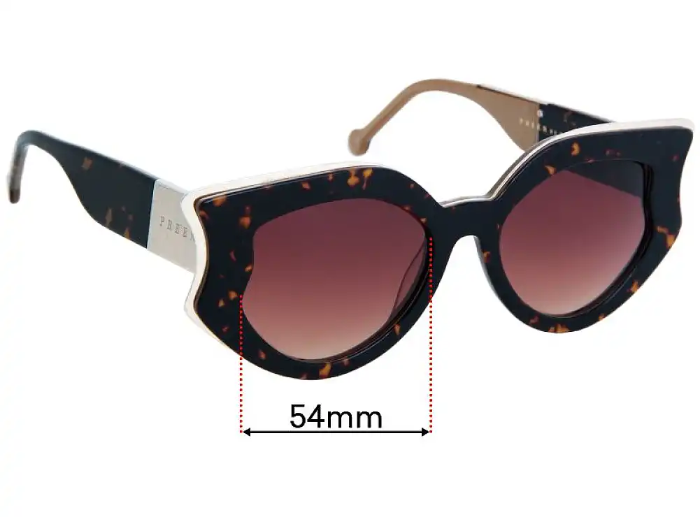 Sunglass Fix Verres de Remplacement pour Preen by Thornton Bregazzi Nottingham - 54mm Wide Sunglass Fix Verres de Remplacement pour Preen by Thornton Bregazzi Nottingham - 54mm Wide