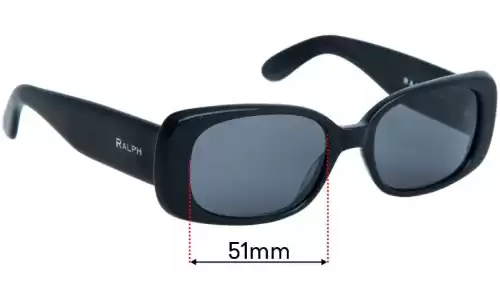 Sunglass Fix Lentilles de Remplacement pour Polo Ralph 917/S - 51mm Wide Polo Ralph 917/S Lentilles de Remplacement 51mm wide