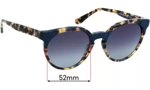 Sunglass Fix Lentilles de Remplacement pour Polo PH 4147 - 52mm Wide Polo PH 4147 Lentilles de Remplacement 52mm wide