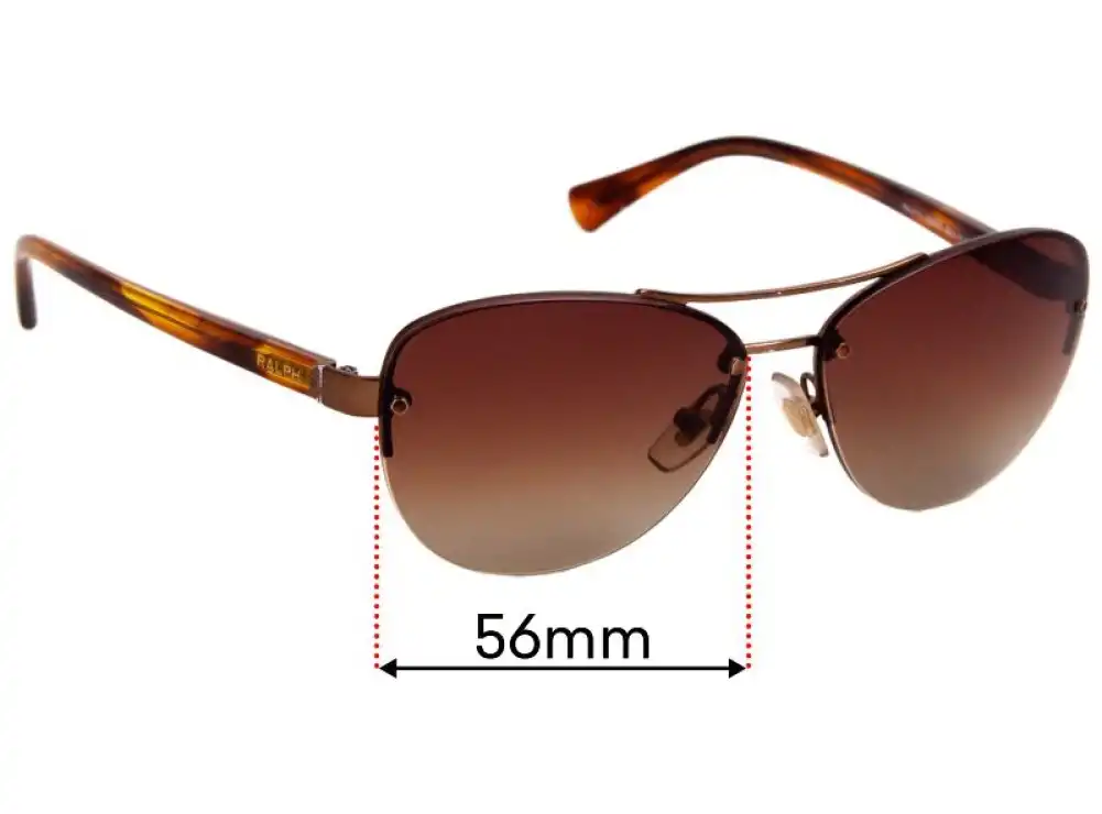 Sunglass Fix Lentilles de Remplacement pour Polo RA 4113 - 56mm Wide Sunglass Fix Lentilles de Remplacement pour Polo RA 4113 - 56mm Wide