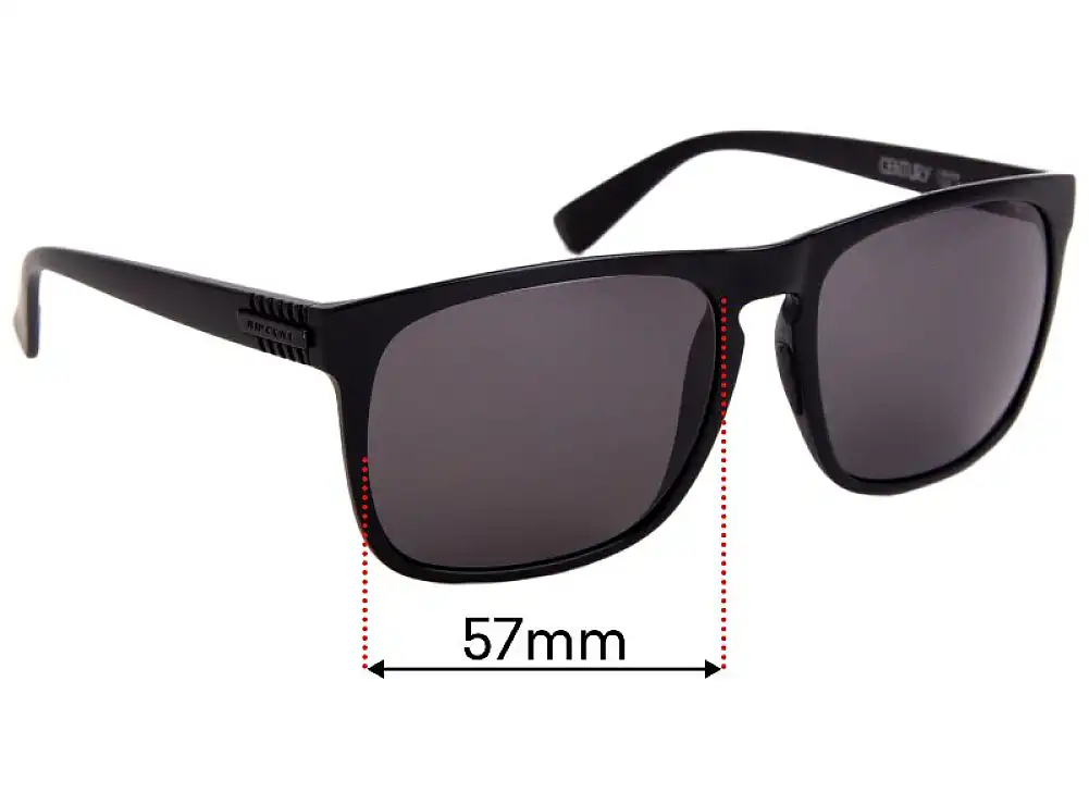 Sunglass Fix Verres de Remplacement pour Rip Curl Century - 57mm Wide Sunglass Fix Verres de Remplacement pour Rip Curl Century - 57mm Wide
