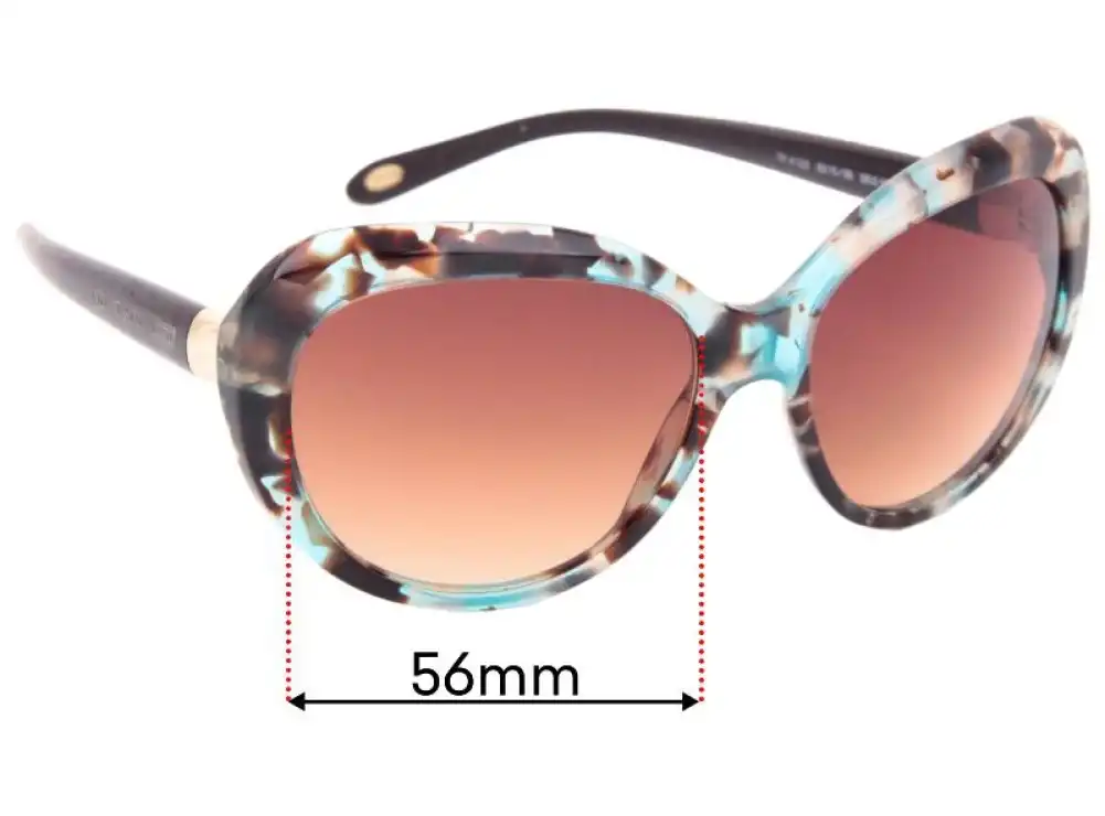 Sunglass Fix Verres de Remplacement pour Tiffany & Co TF 4122 - 56mm Wide Sunglass Fix Verres de Remplacement pour Tiffany & Co TF 4122 - 56mm Wide