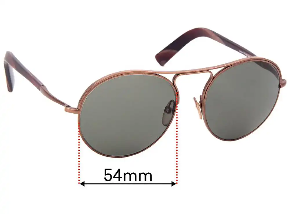 Sunglass Fix Verres de Remplacement pour Tom Ford Jessie TF449 - 54mm Wide Sunglass Fix Verres de Remplacement pour Tom Ford Jessie TF449 - 54mm Wide