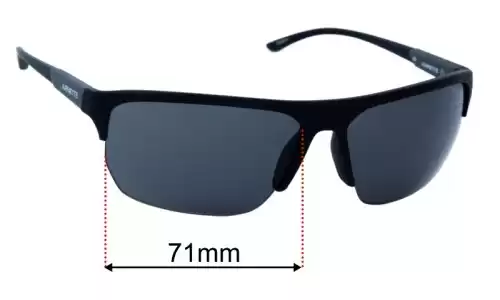 Sunglass Fix Verres de Remplacement pour Arnette Dean II - 71mm Wide Arnette Dean II Verres de Remplacement 71mm wide