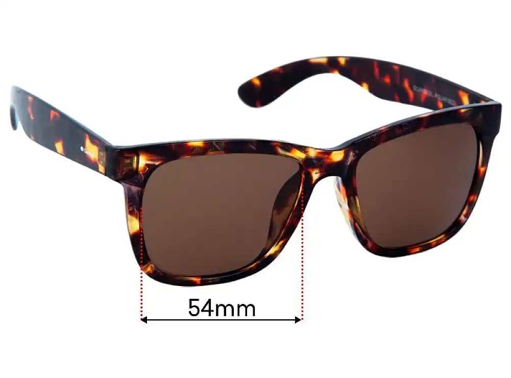 Sunglass Fix Replacement Lenses Glarefoil Creevy - 54mm Wide Sunglass Fix Replacement Lenses Glarefoil Creevy - 54mm Wide