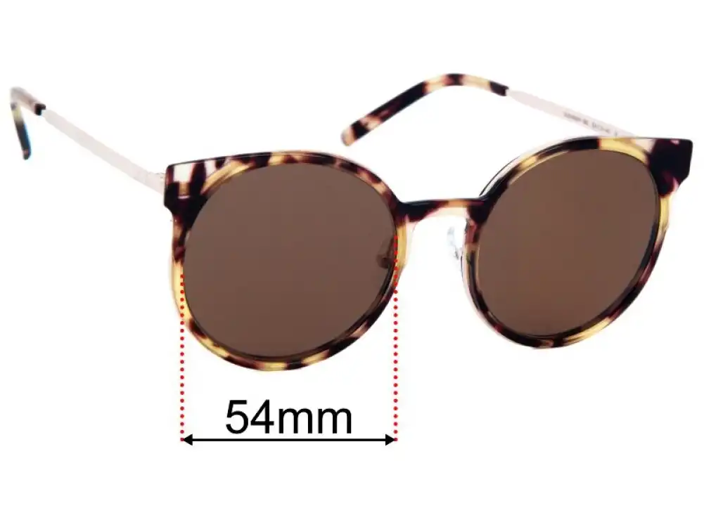 Oscar Wylee Dunaway Replacement Lenses - 54mm Oscar Wylee Dunaway Replacement Lenses - 54mm