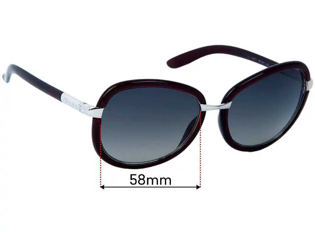 Sunglass Fix Lentilles de Remplacement pour Prada SPR 62L - 58mm Wide Sunglass Fix Lentilles de Remplacement pour Prada SPR 62L - 58mm Wide