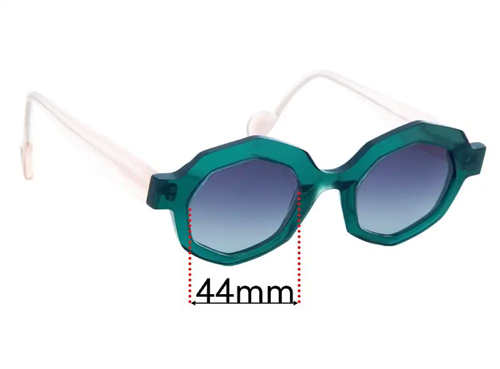 Sunglass Fix Lentilles de Remplacement pour Anne & Valentin Swinton - 44mm Wide Sunglass Fix Lentilles de Remplacement pour Anne & Valentin Swinton - 44mm Wide
