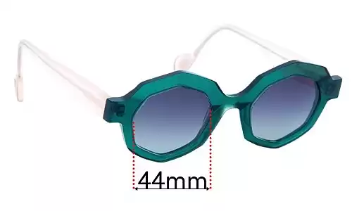 Sunglass Fix Lentilles de Remplacement pour Anne & Valentin Swinton - 44mm Wide Anne & Valentin Swinton Lentilles de Remplacement 44mm wide