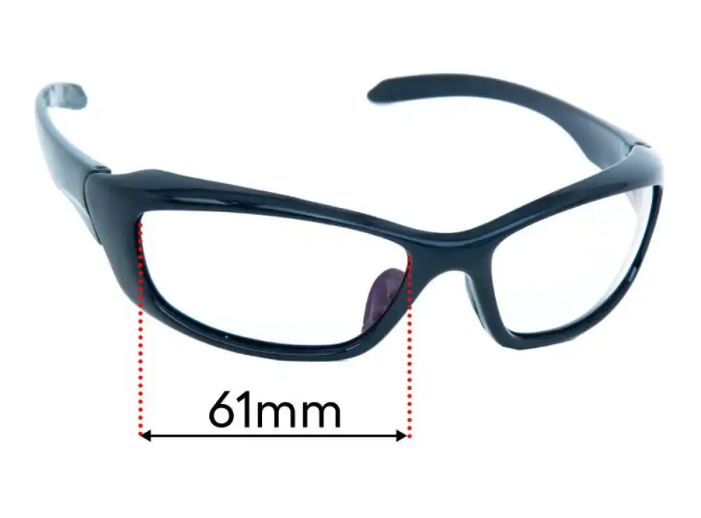 Sunglass Fix Lentilles de Remplacement pour Blue V - 61mm Wide Sunglass Fix Lentilles de Remplacement pour Blue V - 61mm Wide