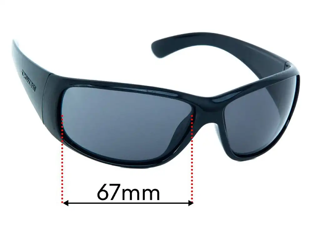Sunglass Fix Lentilles de Remplacement pour Dirty Dog Grill - 67mm Wide Sunglass Fix Lentilles de Remplacement pour Dirty Dog Grill - 67mm Wide