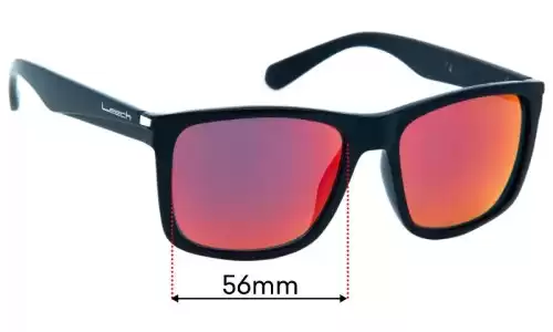Sunglass Fix Lentilles de Remplacement pour Leech Falcon - 56mm Wide Leech Falcon Lentilles de Remplacement 56mm wide