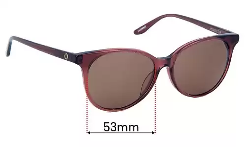 Sunglass Fix Lentilles de Remplacement pour Oroton Myall - 53mm Wide Oroton Myall Lentilles de Remplacement 53mm wide