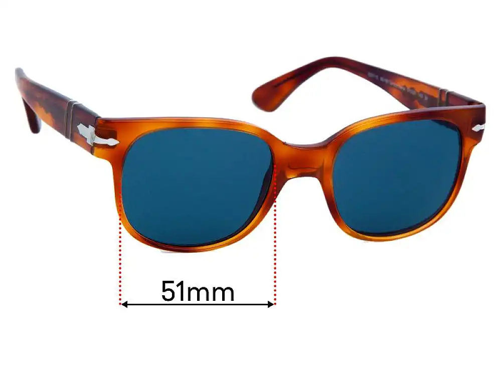 Sunglass Fix Lentilles de Remplacement pour Persol PO3257S - 51mm Wide Sunglass Fix Lentilles de Remplacement pour Persol PO3257S - 51mm Wide