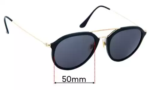 Sunglass Fix Lentilles de Remplacement pour Ray-Ban RB4253 - 50mm Wide Ray-Ban RB4253 Lentilles de Remplacement 50mm wide