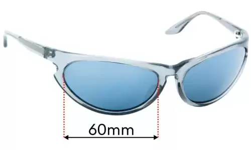 Sunglass Fix Lentilles de Remplacement pour Ray Ban B&L W2199 - 60mm Wide Ray Ban B&L W2199 Lentilles de Remplacement 60mm wide