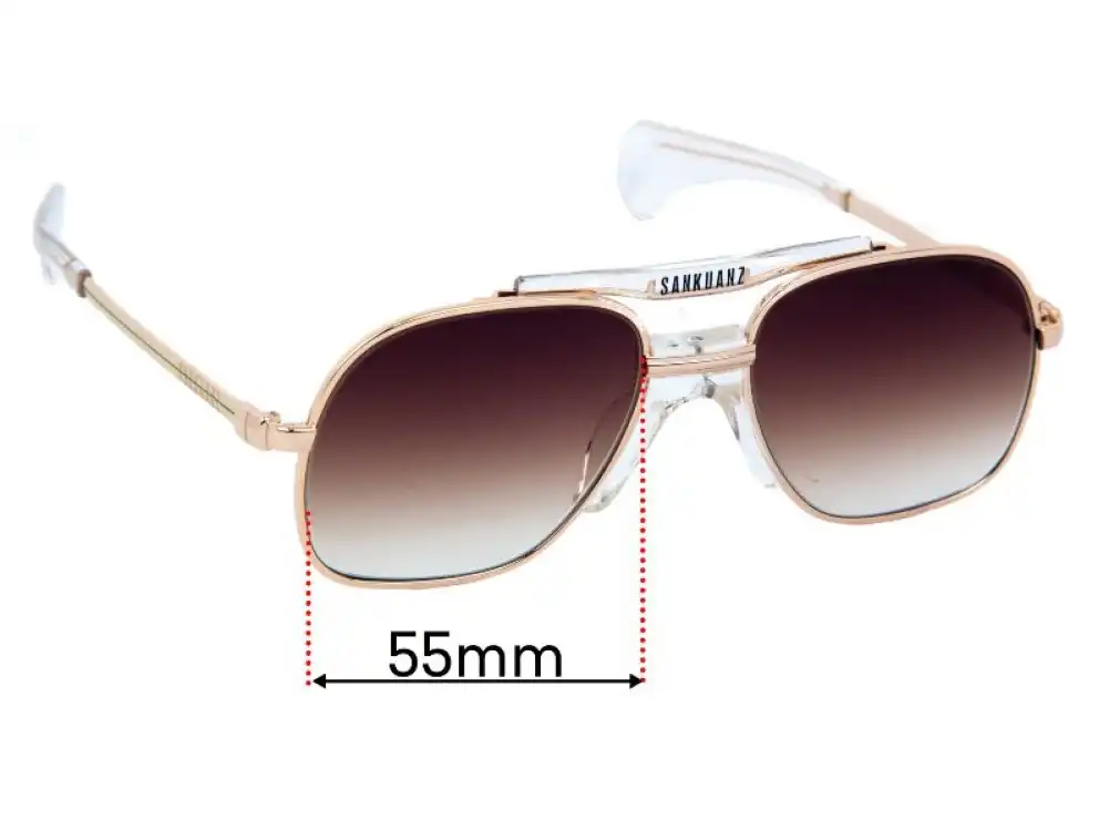 Sunglass Fix Lentilles de Remplacement pour Sankuanz Sniper - 55mm Wide Sunglass Fix Lentilles de Remplacement pour Sankuanz Sniper - 55mm Wide