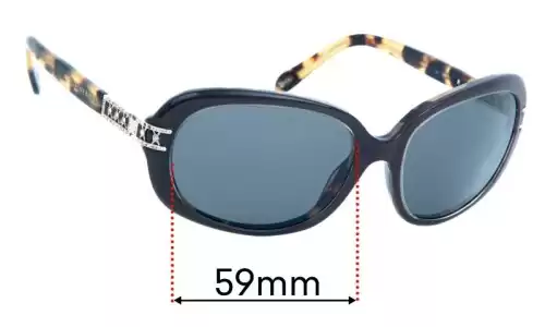 Sunglass Fix Lentilles de Remplacement pour Tiffany & Co TF 4008-B - 59mm Wide Tiffany & Co TF 4008-B Lentilles de Remplacement 59mm wide