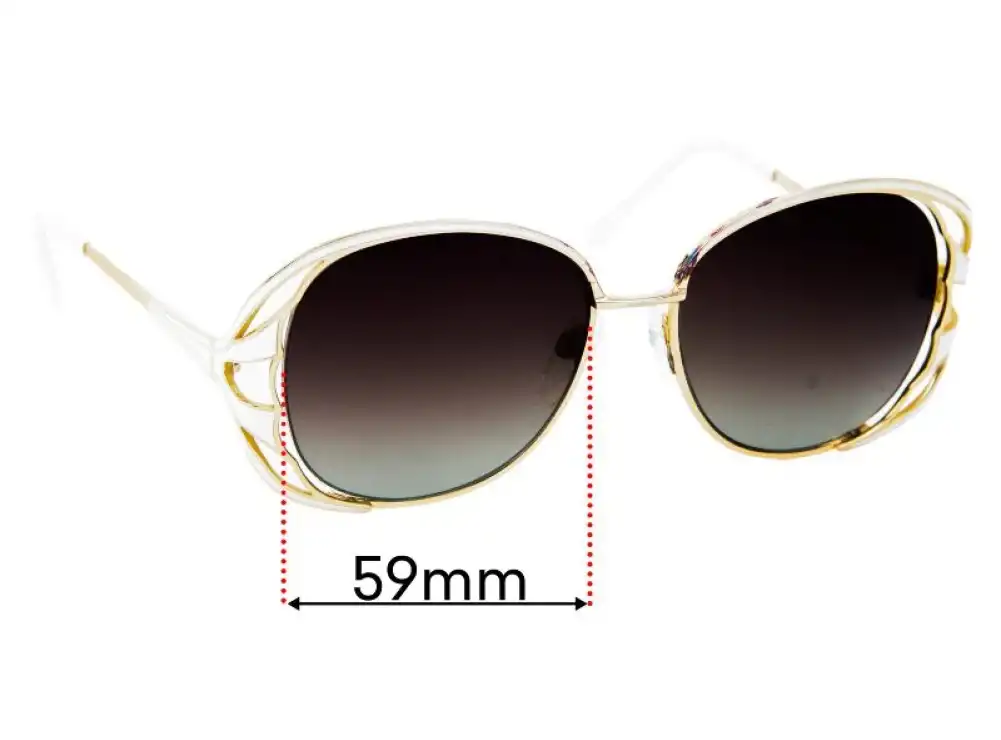 Sunglass Fix Lentilles de Remplacement pour Tura Mod-825 - 55mm Wide Sunglass Fix Lentilles de Remplacement pour Tura Mod-825 - 55mm Wide