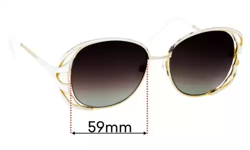Sunglass Fix Lentilles de Remplacement pour Tura Mod-825 - 55mm Wide Tura Mod-825 Lentilles de Remplacement 55mm wide