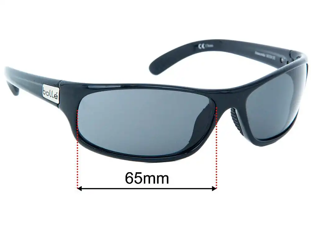 Sunglass Fix Lentilles de Remplacement pour Bolle Anaconda 10338 - 65mm Wide Sunglass Fix Lentilles de Remplacement pour Bolle Anaconda 10338 - 65mm Wide