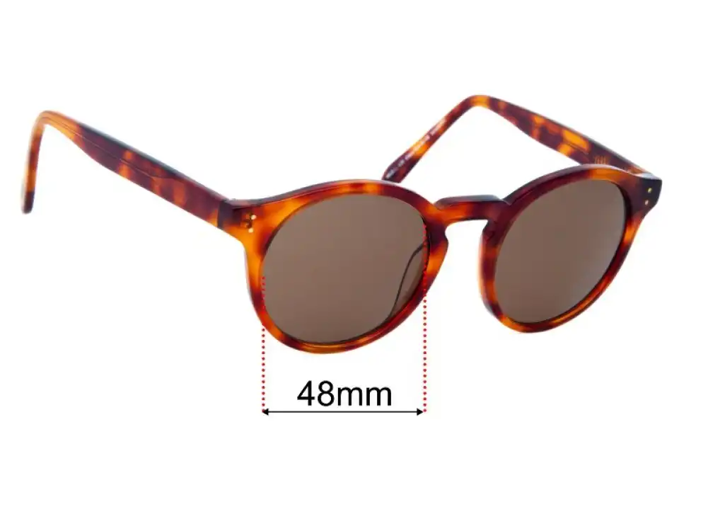 Sunglass Fix Lentilles de Remplacement pour Ellery Sun Rx 08 - 48mm Wide Sunglass Fix Lentilles de Remplacement pour Ellery Sun Rx 08 - 48mm Wide