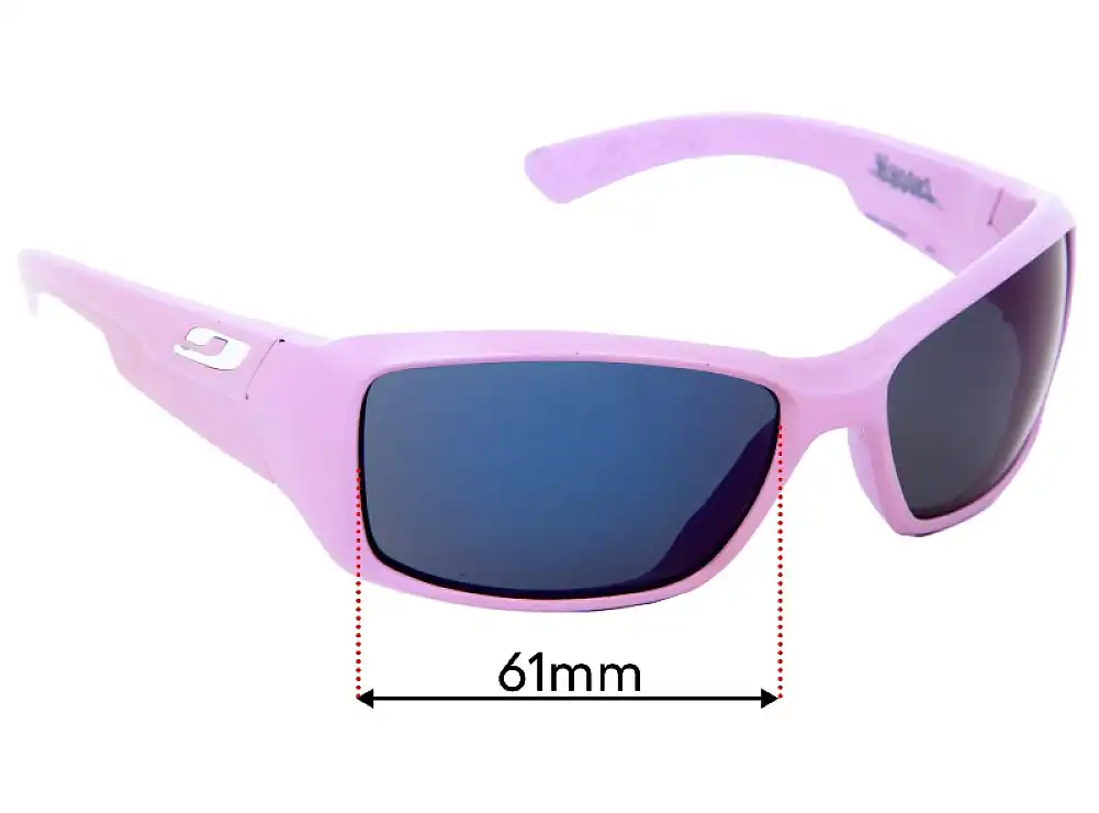 Sunglass Fix Lentilles de Remplacement pour Julbo Whoops - 61mm Wide Sunglass Fix Lentilles de Remplacement pour Julbo Whoops - 61mm Wide