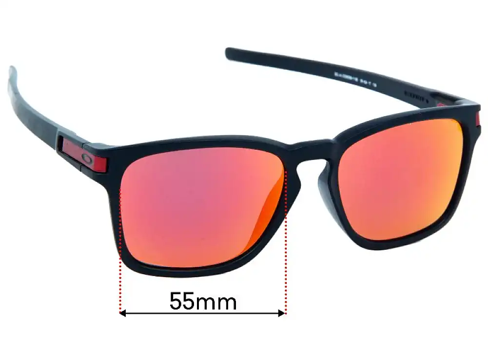 Sunglass Fix Verres de Remplacement pour Oakley Latch OO9358 - 55mm Wide Sunglass Fix Verres de Remplacement pour Oakley Latch OO9358 - 55mm Wide